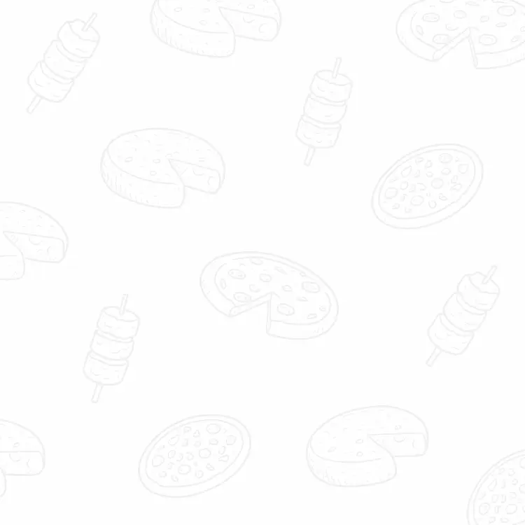 Fondo decorativo con pizzas y kebabs del Bar Herradero