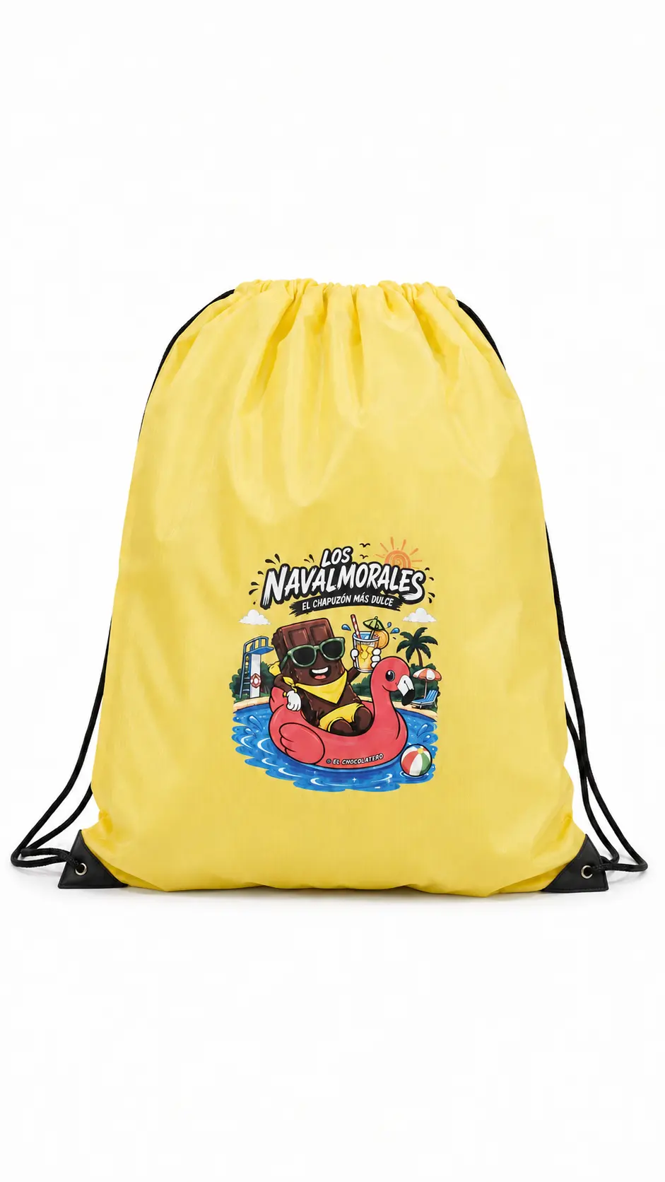 Mochila Amarilla de verano El Chocolatero