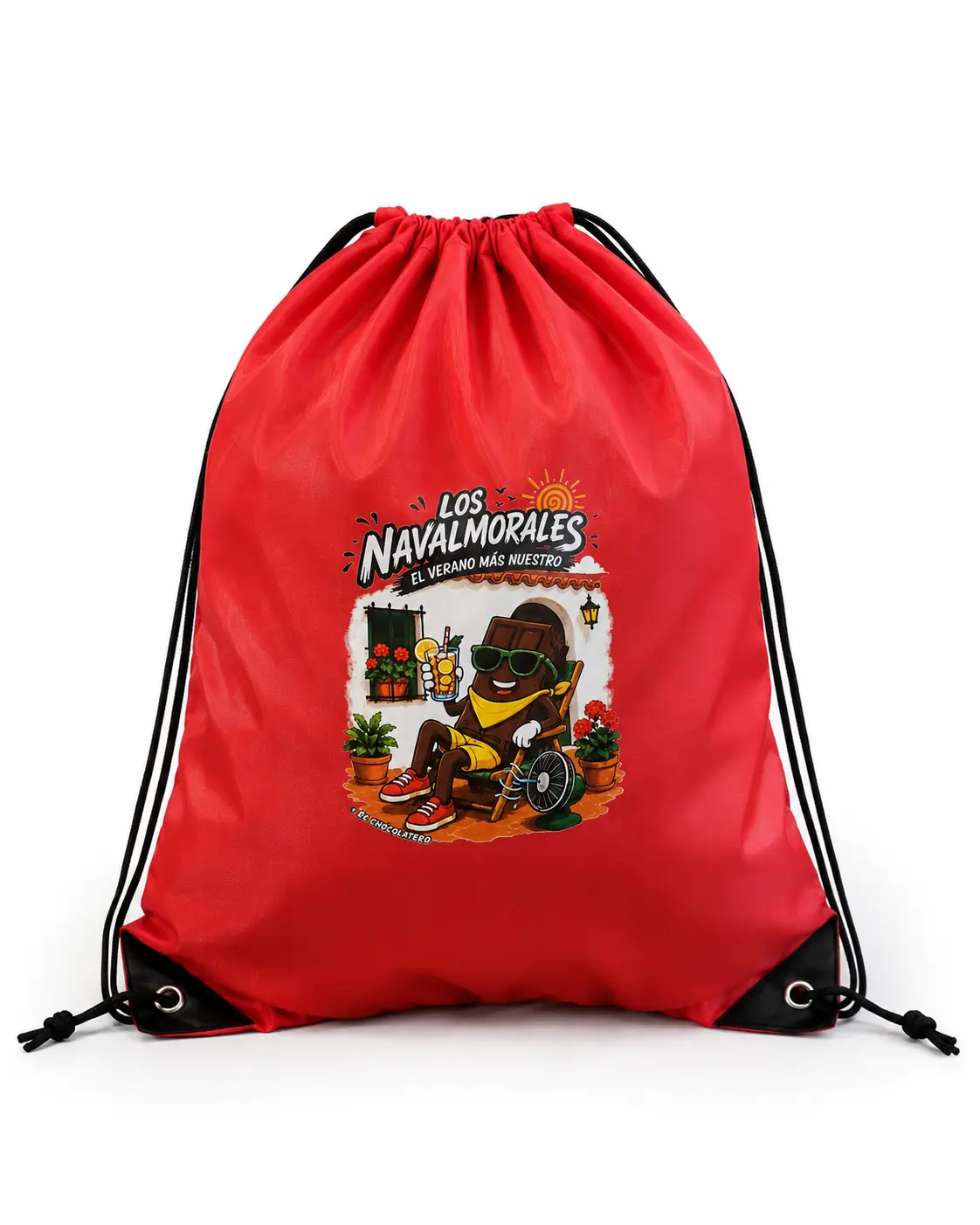 Mochila Roja de verano El Chocolatero