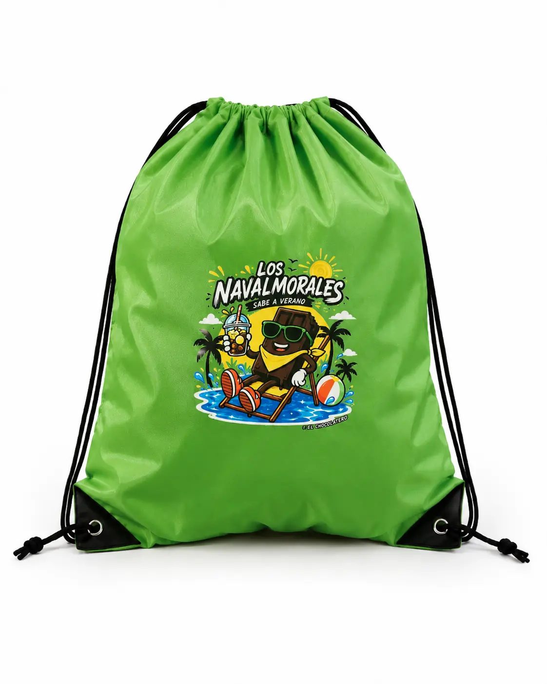 Mochila Verde de verano El Chocolatero