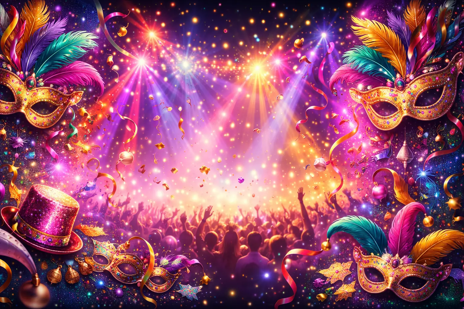 Ambiente festivo en Carnaval en Los Navalmorales