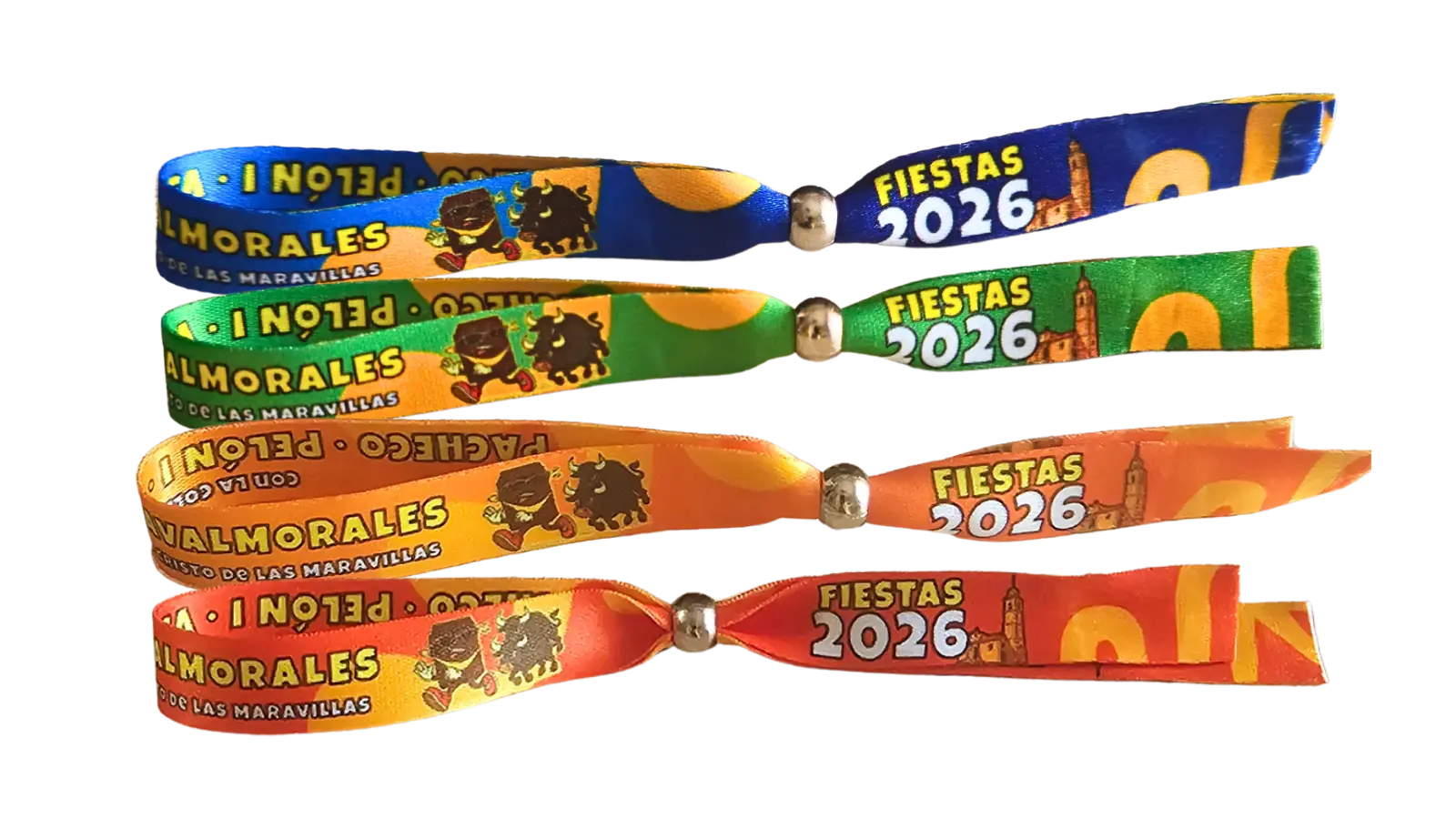 Pulseras de las Fiestas 2026 de Somos Los Navalmorales