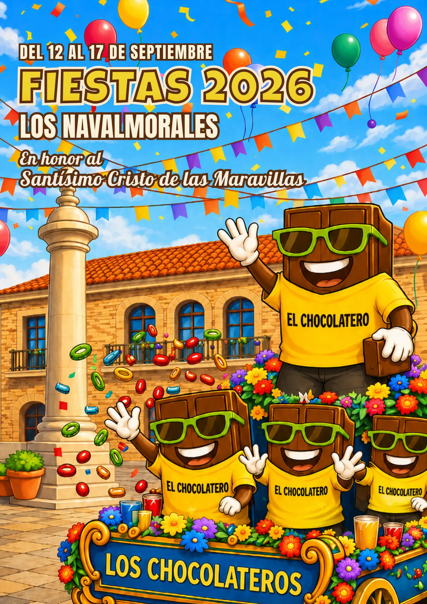 Portada visual del proyecto Fiestas 2026 de Somos Los Navalmorales, del 12 al 17 de septiembre